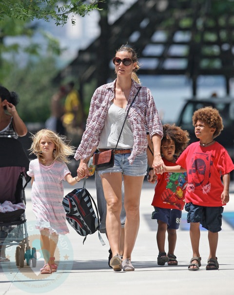 heidi klum kids names. While at the park, the kids