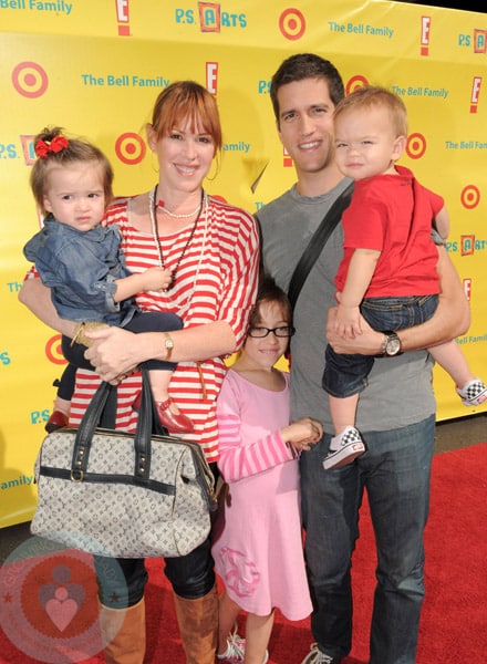 Family photo of the actress, married to Panio Gianopoulos, famous for Face the Music & Tempest.