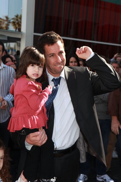 Adam Sandler with daughter