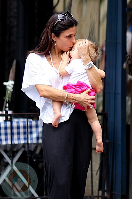 bethenny frankel baby nursery. Bethenny Frankel with daughter