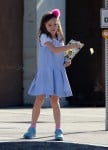 Jennifer Garner out in Santa Monica with daughter Seraphina Affleck