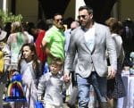 Ben Affleck leaves church with kids Sam and Seraphina after Sunday Service