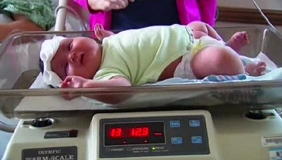 13 lb baby Kaelyn Hernandez