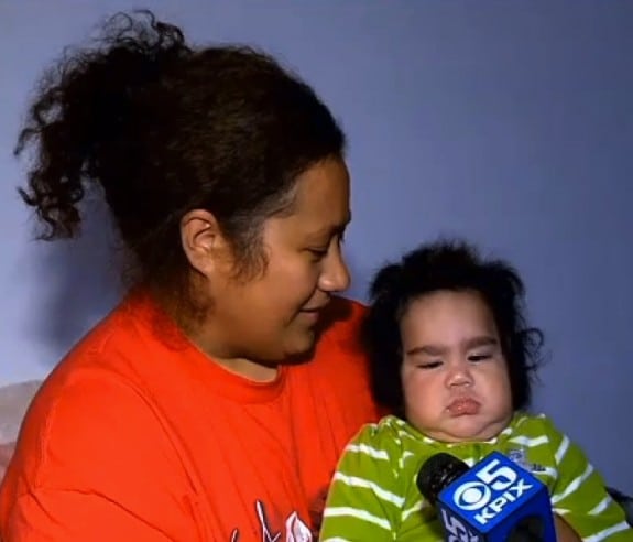 16 POUND BABY Sammisano Joshua Talai Otuhiva with mom Sosefina Tagalu