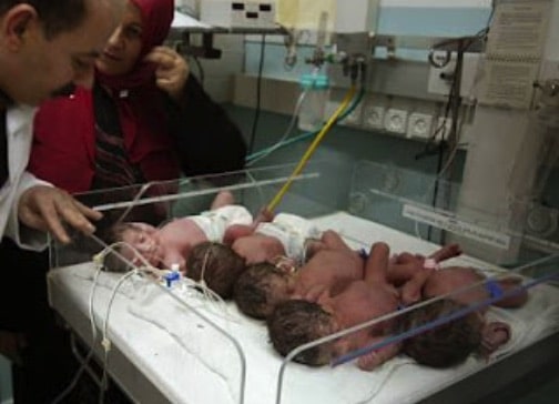 Quintuplets Born To A Couple In War Torn Gaza Strip