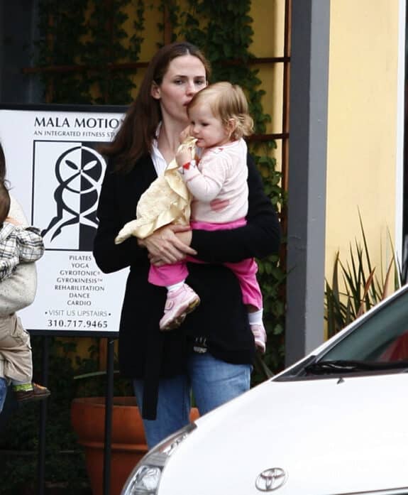 Jennifer Garner With Baby in Brentwood