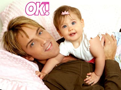 Larry Birkhead and Dannielynn in OK Magazine