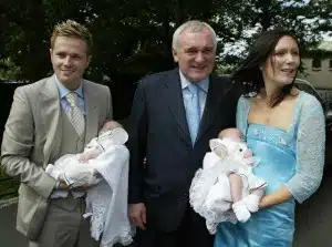 Georgina Ahern and Nicky Byrne with Bertie Ahern