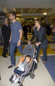 Mariska Hargitay and husband Peter Hermann with son August