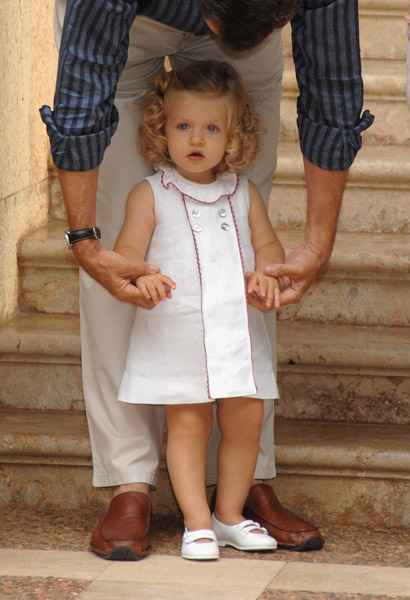 HRH Prince Felipe and daughter Leonor