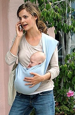 Keri Russell with son River