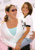 Camryn Manheim and son Milo