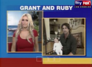 Jillian Barberie and Grant Reynolds show off Ruby