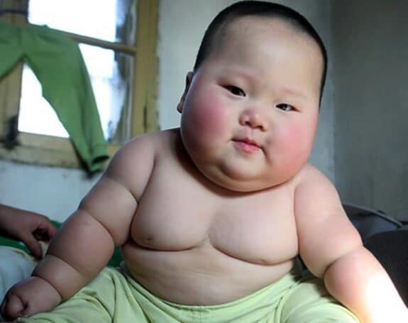 Chinese Baby Weighs 40lbs at 8 Months Old