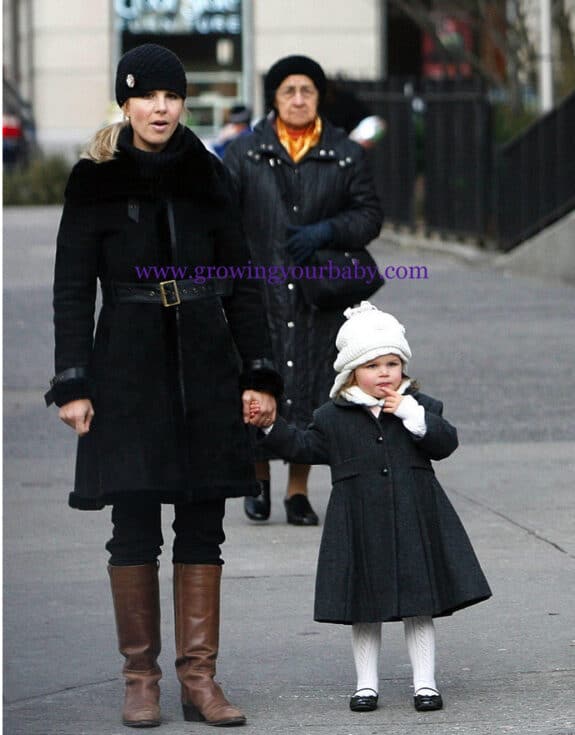 Elisabeth Hasselbeck out with daughter grace NYC
