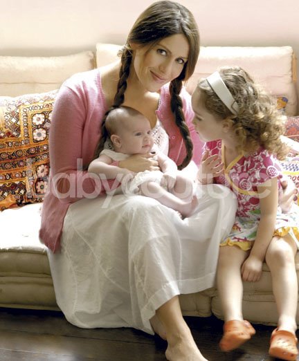 Soleil Moon Frye with daughters Poet and Jagger 