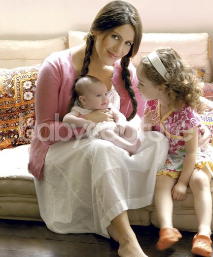 Soleil Moon Frye with daughters Poet and Jagger