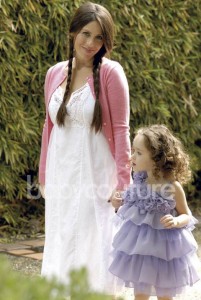 Soleil Moon Frye with daughter Poet