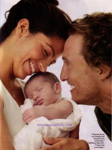 The New Parents:  Matthew, Camila and Newborn Levi