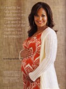 Laila in pregnancy Magazine