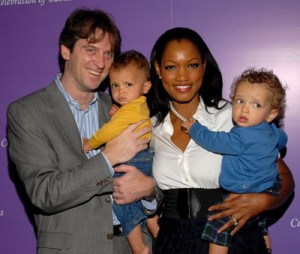 Garcelle Beauvais with Jaid and Jax