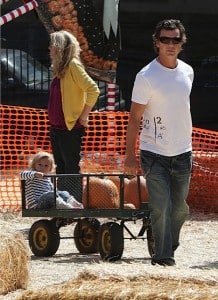 Gavin Rossdale and son Kingston at Mr