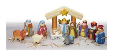 7 Kid Durable Nativity Sets 12 Pc Nativity Set This