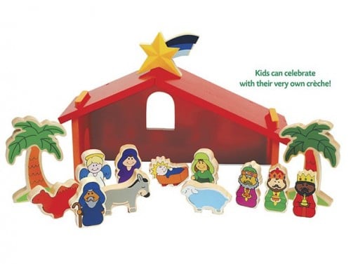 Wooden Nativity Play Set