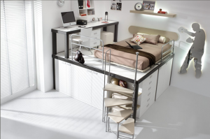  Cool Bedroom Ideas: Tiramolla Loft Bedrooms from Tumidei