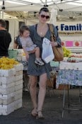 Milla Jovovich and daughter Ever