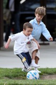 Romeo and Cruz Beckham