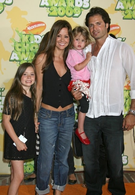 Brooke Burke & David Charvet arrive at Kids Choice awards