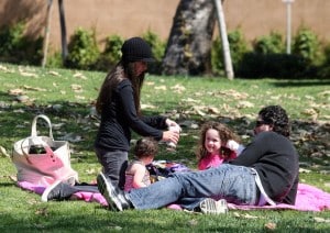 Soleil Moon Frye Enjoys A Day At The Park With Her Girls