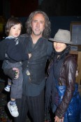 Nicolas Cage with wife Alice kim and son Kal-el