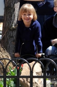 Matilda Ledger out in New York City