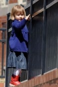 Matilda Ledger strolls in NYC