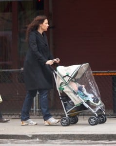 Minnie Driver steps out with her son Henry in NYC