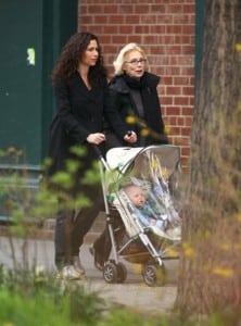 Minnie Driver strolls with her son Henry in NYC