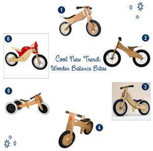 Cool New Trend: Wooden Balance Bikes