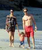 Camila Alves and Matthew McConaughey with son Levi