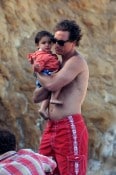 Matthew McConaughey with son Levi