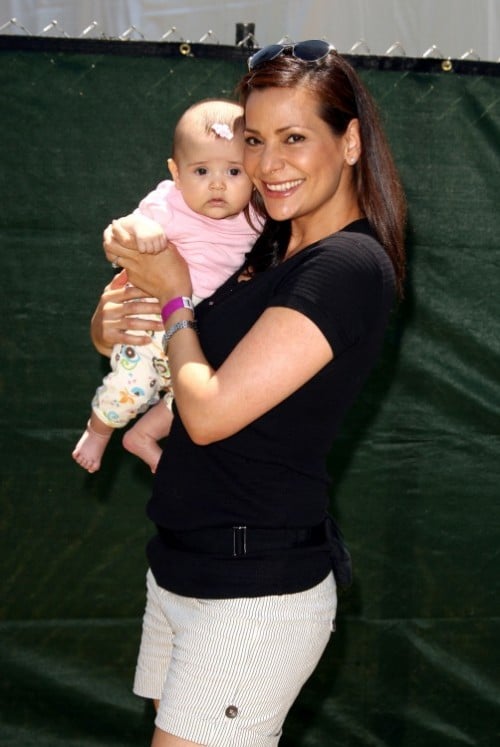 Constance Marie and daughter Luna at A Time for Heroes Celebrity Picnic