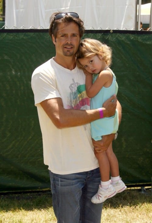 David Charvet and Heaven Rain at A Time for Heroes Celebrity Picnic