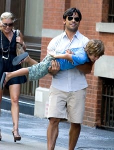 Kelly Ripa and Mark Consuelos have lunch at Da Silvano in NYC with their two sons
