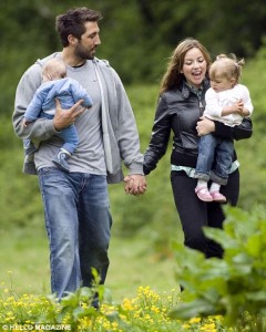 Charlotte Church and Gavin Henson With Ruby and Dexter