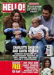 Charlotte Church and Gavin Henson With Ruby and Dexter