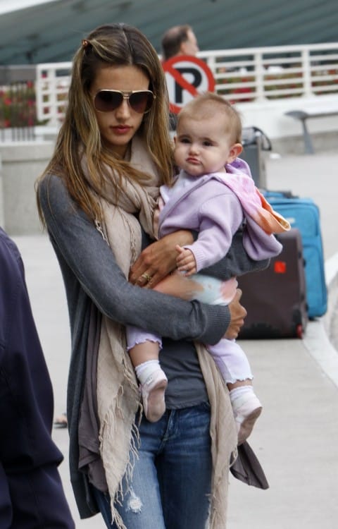 Anja Gets Some Cuddles At LAX