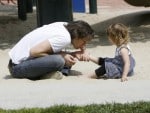 Paul Anderson and daughter Ever