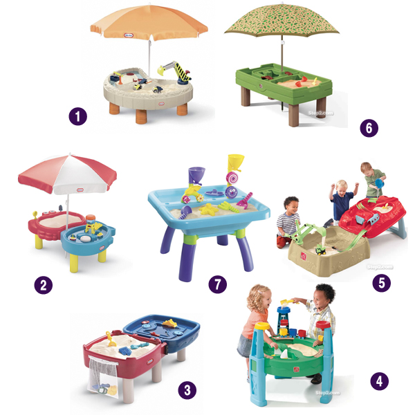 large sand and water table