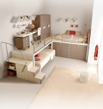 Cool Bedroom Ideas: Tiramolla Loft Bedrooms from Tumidei